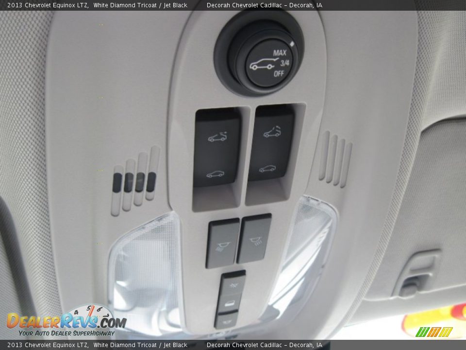 2013 Chevrolet Equinox LTZ White Diamond Tricoat / Jet Black Photo #13