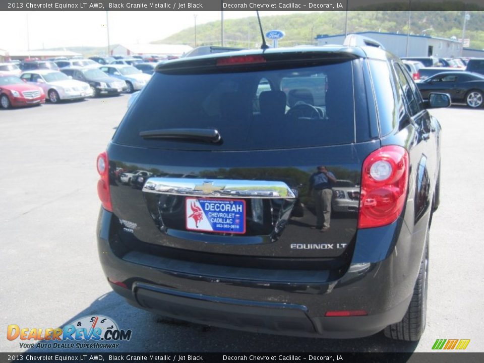2013 Chevrolet Equinox LT AWD Black Granite Metallic / Jet Black Photo #4