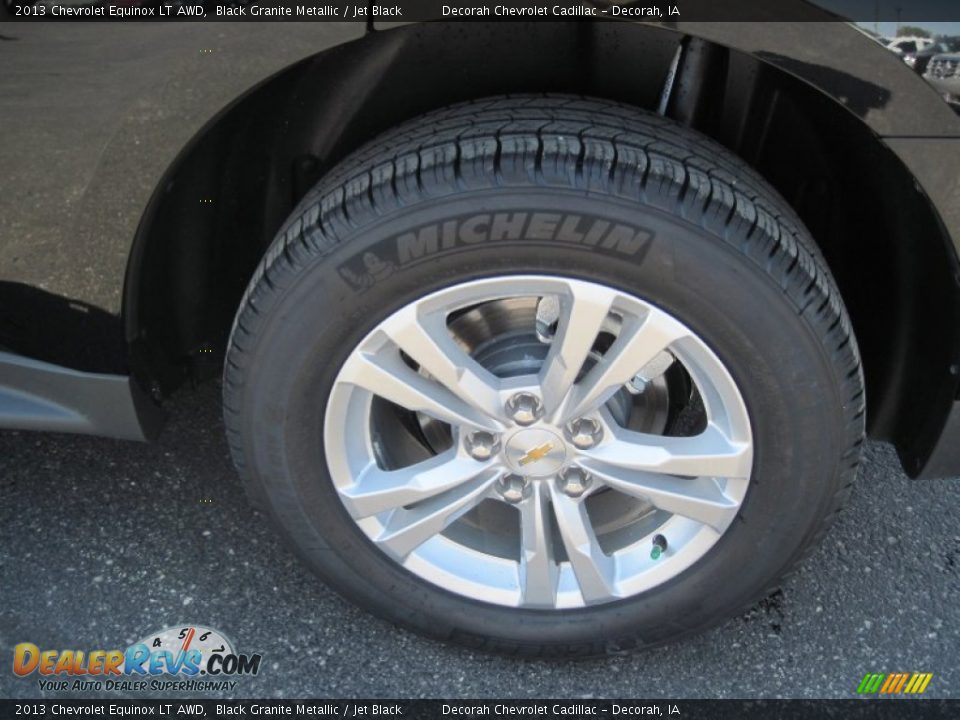 2013 Chevrolet Equinox LT AWD Black Granite Metallic / Jet Black Photo #5