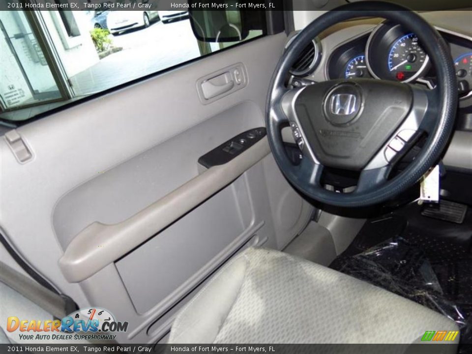 2011 Honda Element EX Tango Red Pearl / Gray Photo #10