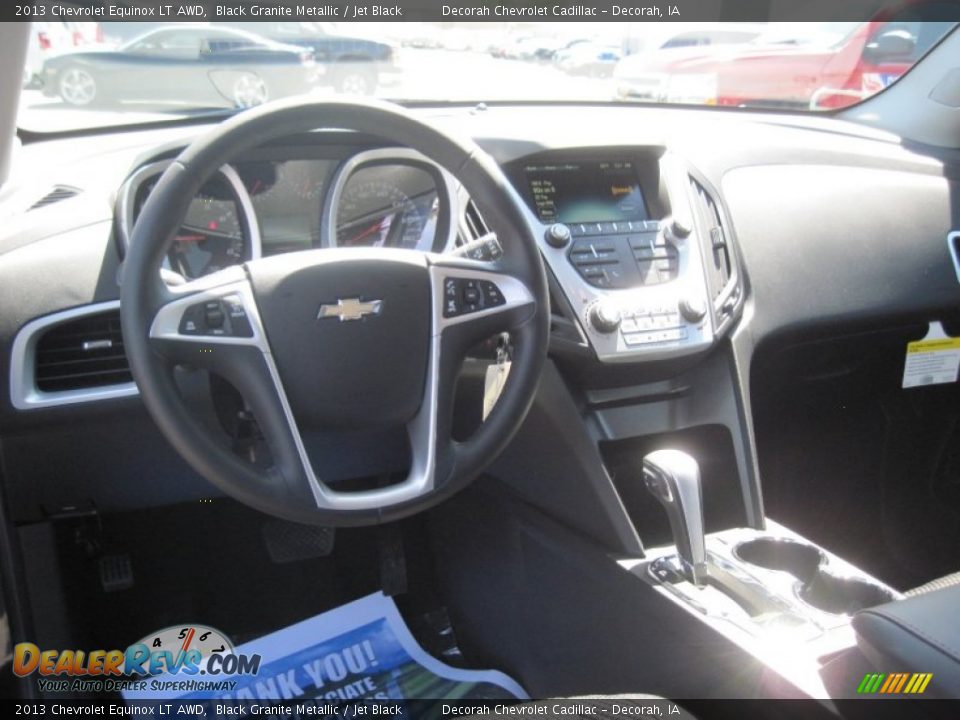 2013 Chevrolet Equinox LT AWD Black Granite Metallic / Jet Black Photo #9