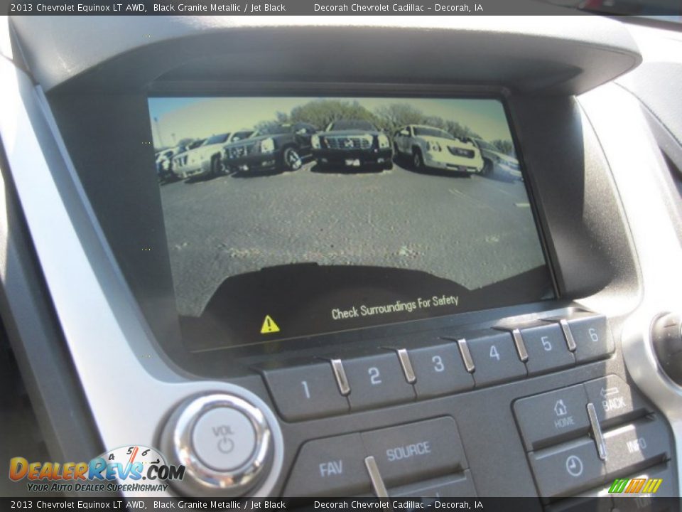 2013 Chevrolet Equinox LT AWD Black Granite Metallic / Jet Black Photo #10