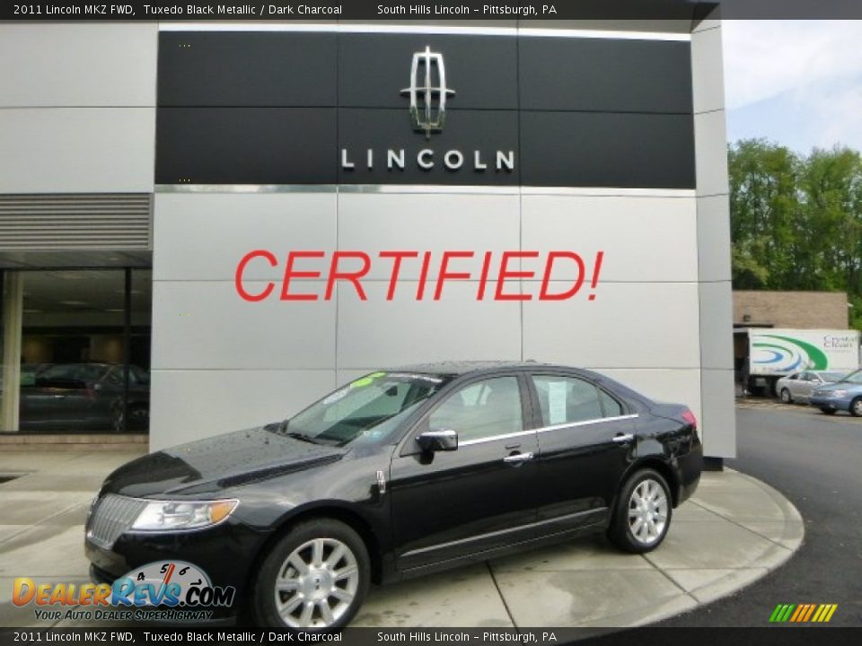 2011 Lincoln MKZ FWD Tuxedo Black Metallic / Dark Charcoal Photo #1