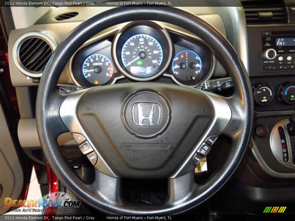 2011 Honda Element EX Tango Red Pearl / Gray Photo #22