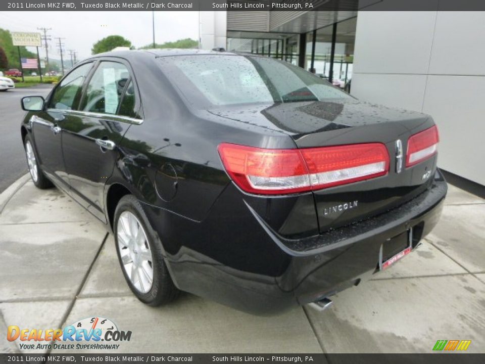 2011 Lincoln MKZ FWD Tuxedo Black Metallic / Dark Charcoal Photo #3