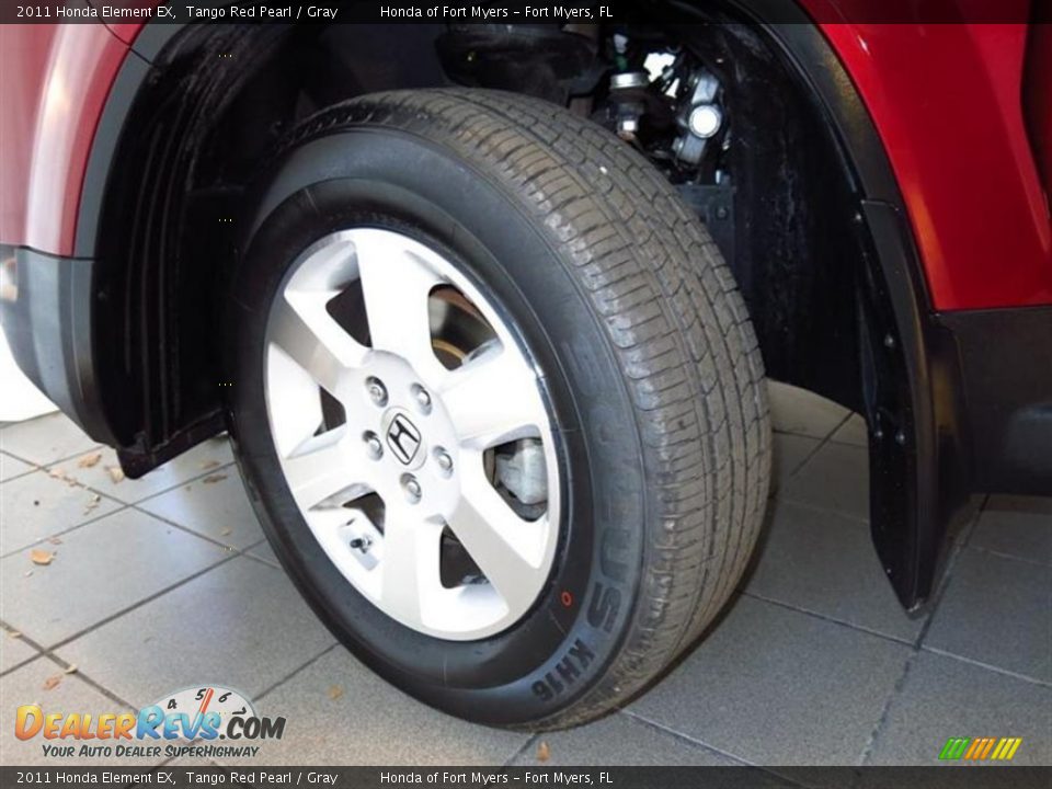 2011 Honda Element EX Tango Red Pearl / Gray Photo #24