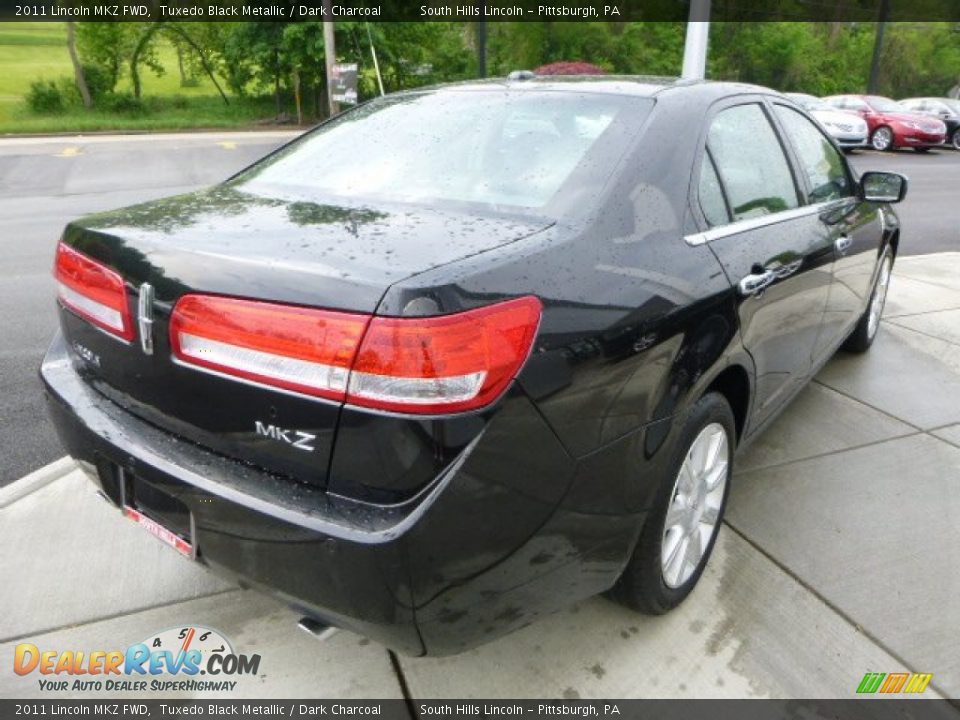 2011 Lincoln MKZ FWD Tuxedo Black Metallic / Dark Charcoal Photo #5