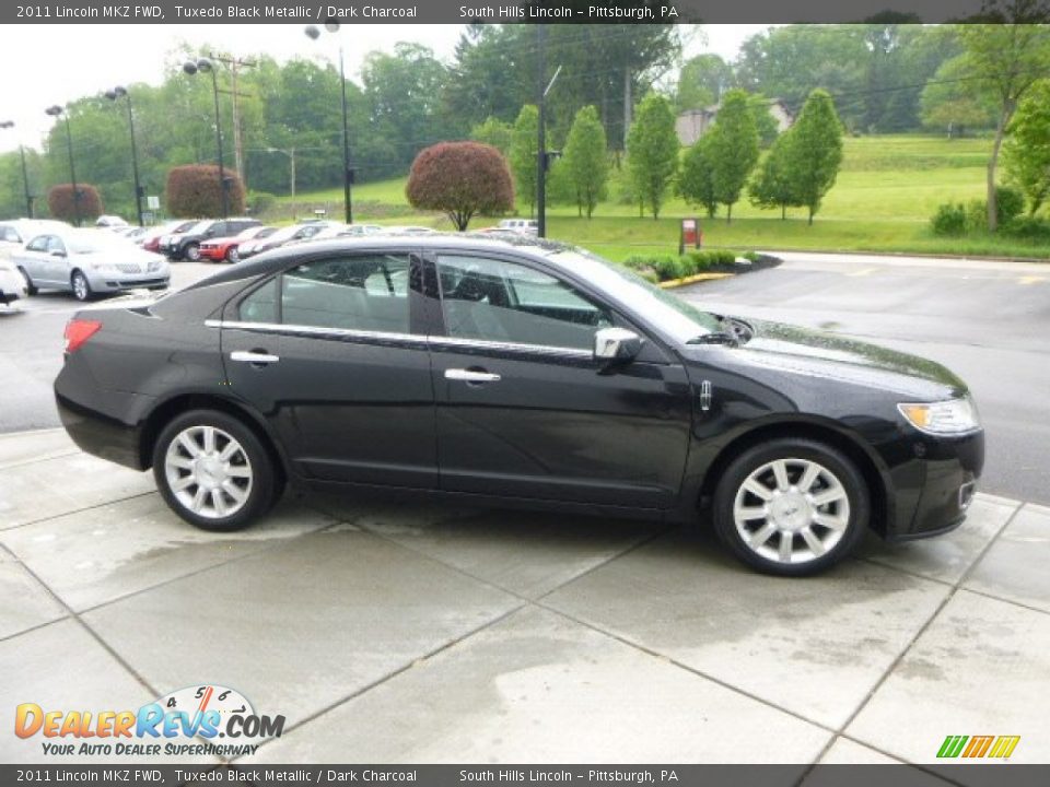 2011 Lincoln MKZ FWD Tuxedo Black Metallic / Dark Charcoal Photo #6