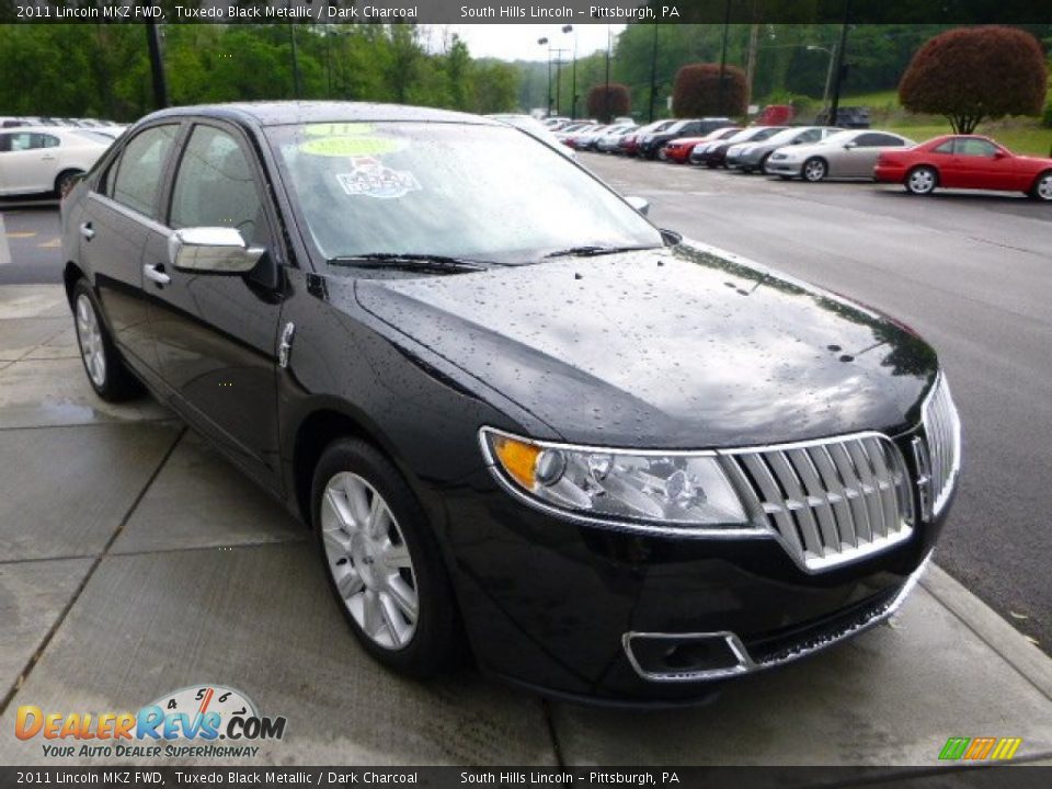 2011 Lincoln MKZ FWD Tuxedo Black Metallic / Dark Charcoal Photo #7