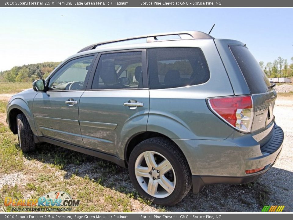 2010 Subaru Forester 2.5 X Premium Sage Green Metallic / Platinum Photo #10