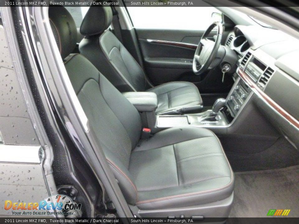 2011 Lincoln MKZ FWD Tuxedo Black Metallic / Dark Charcoal Photo #10