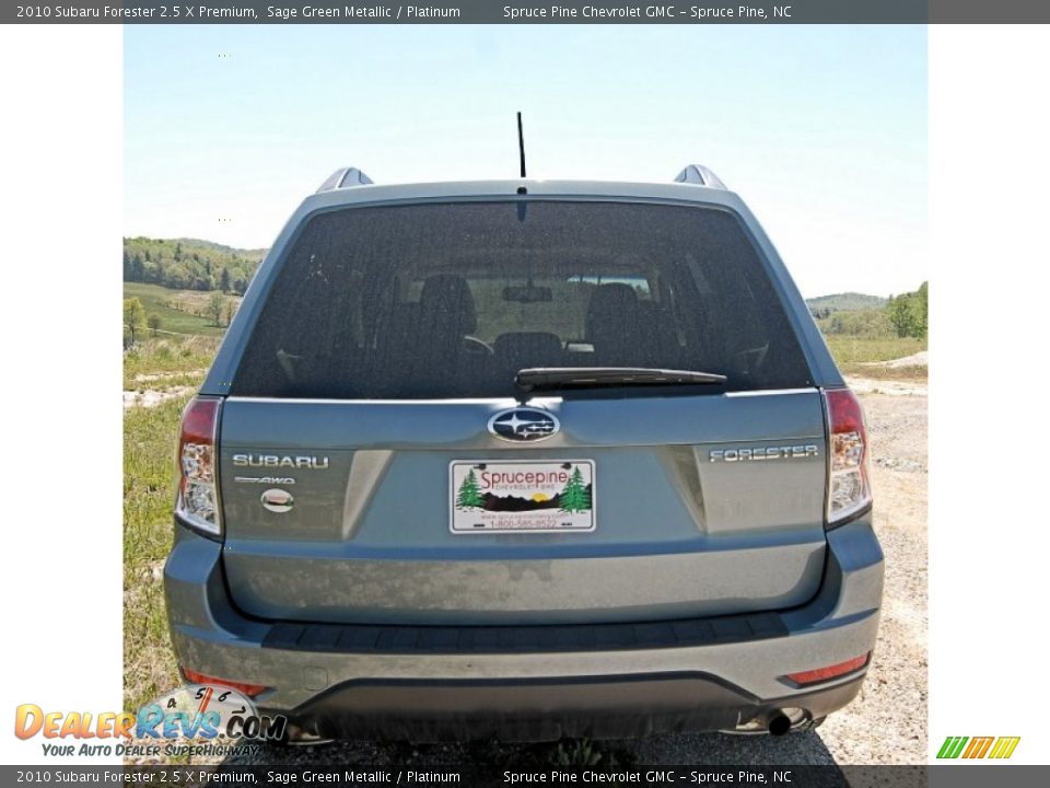 2010 Subaru Forester 2.5 X Premium Sage Green Metallic / Platinum Photo #12