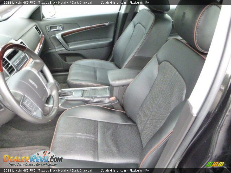 2011 Lincoln MKZ FWD Tuxedo Black Metallic / Dark Charcoal Photo #16
