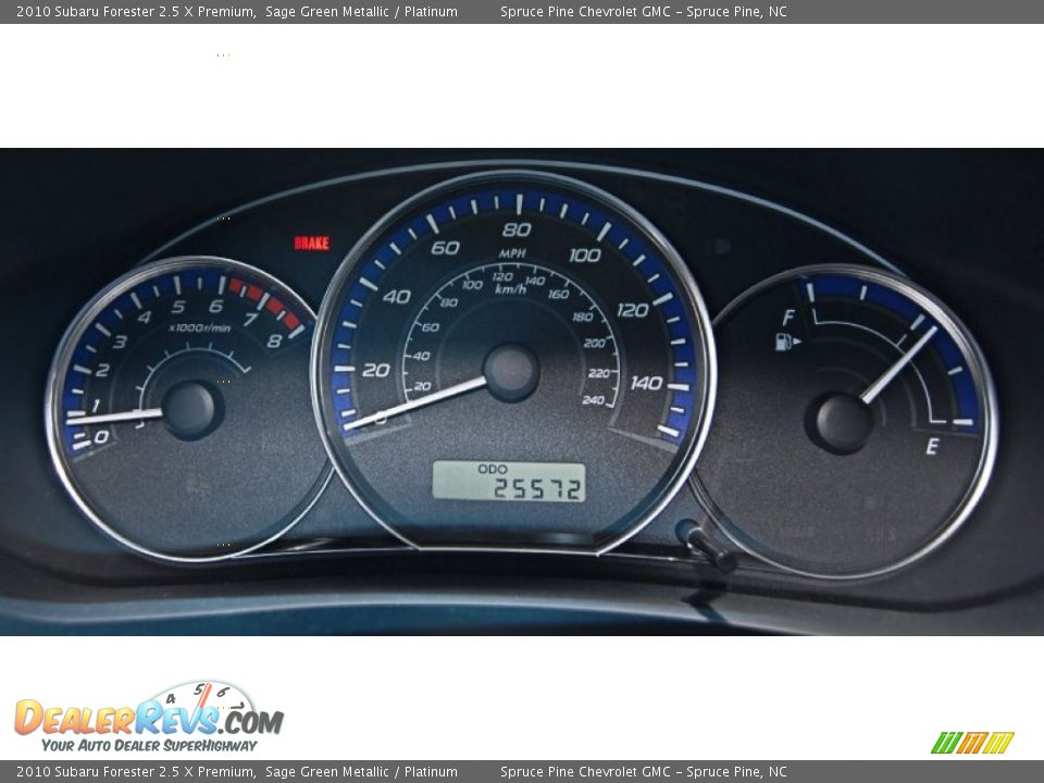 2010 Subaru Forester 2.5 X Premium Sage Green Metallic / Platinum Photo #16