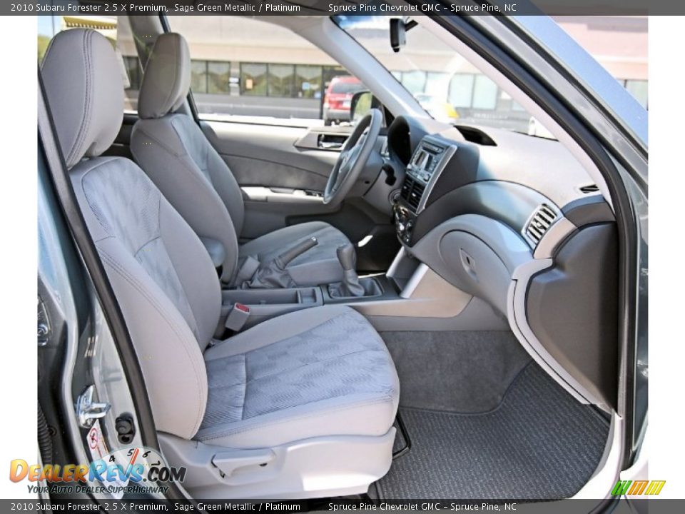 2010 Subaru Forester 2.5 X Premium Sage Green Metallic / Platinum Photo #20