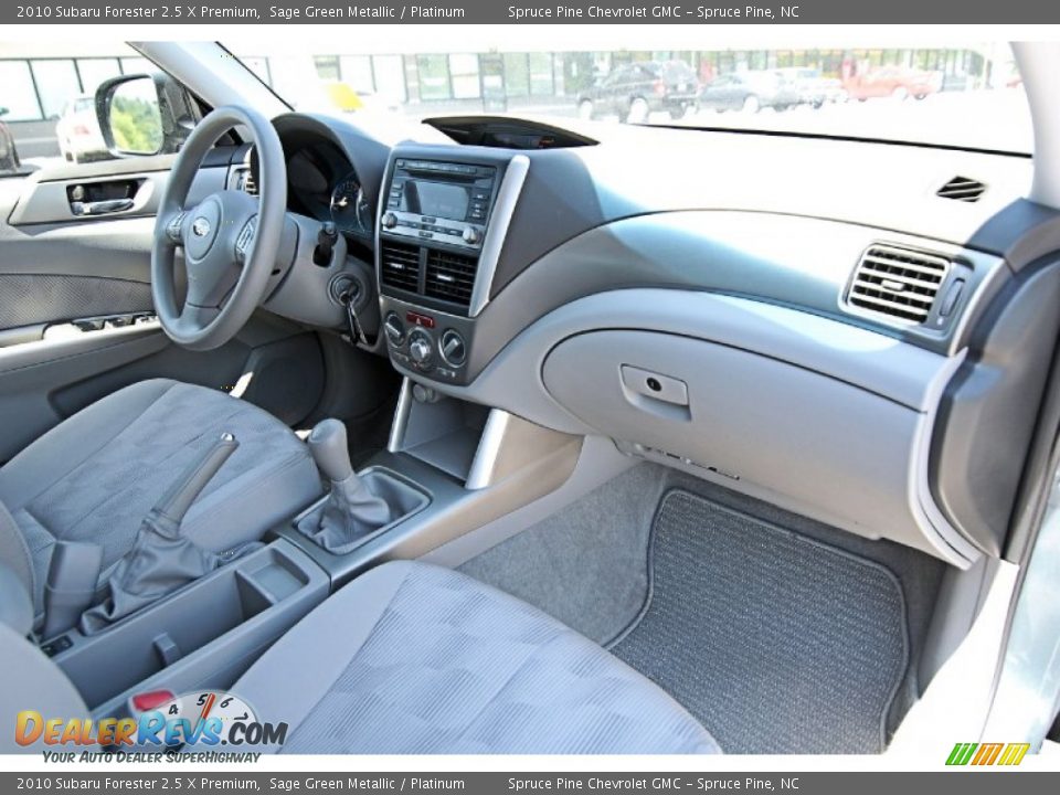 2010 Subaru Forester 2.5 X Premium Sage Green Metallic / Platinum Photo #21
