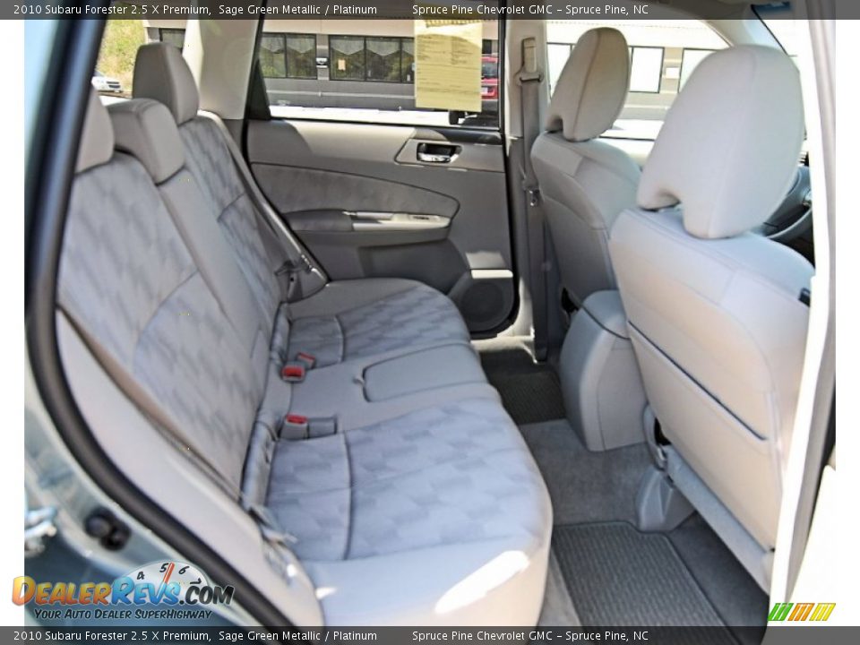 2010 Subaru Forester 2.5 X Premium Sage Green Metallic / Platinum Photo #24