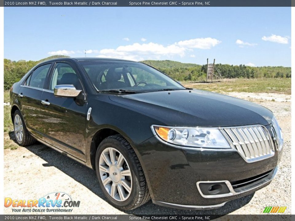 2010 Lincoln MKZ FWD Tuxedo Black Metallic / Dark Charcoal Photo #2