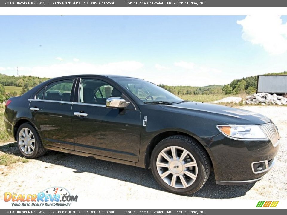 2010 Lincoln MKZ FWD Tuxedo Black Metallic / Dark Charcoal Photo #4