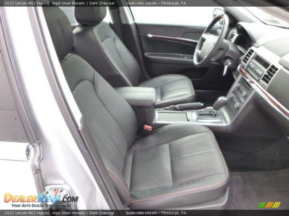 2012 Lincoln MKZ Hybrid Ingot Silver Metallic / Dark Charcoal Photo #10