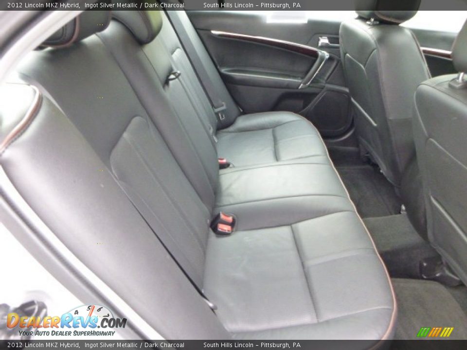 2012 Lincoln MKZ Hybrid Ingot Silver Metallic / Dark Charcoal Photo #14