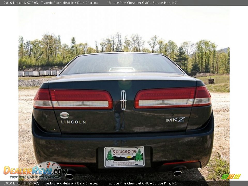 2010 Lincoln MKZ FWD Tuxedo Black Metallic / Dark Charcoal Photo #11