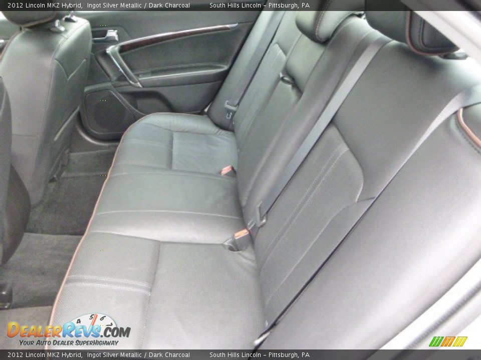 2012 Lincoln MKZ Hybrid Ingot Silver Metallic / Dark Charcoal Photo #16