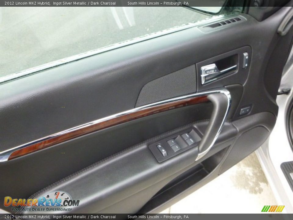 2012 Lincoln MKZ Hybrid Ingot Silver Metallic / Dark Charcoal Photo #19