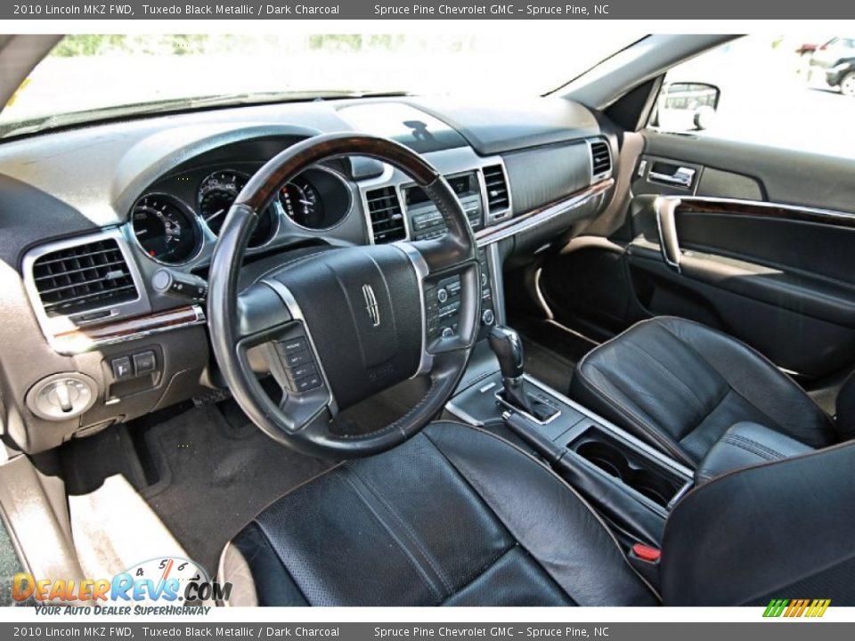 2010 Lincoln MKZ FWD Tuxedo Black Metallic / Dark Charcoal Photo #15