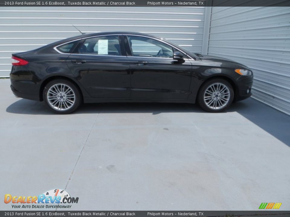 2013 Ford Fusion SE 1.6 EcoBoost Tuxedo Black Metallic / Charcoal Black Photo #2
