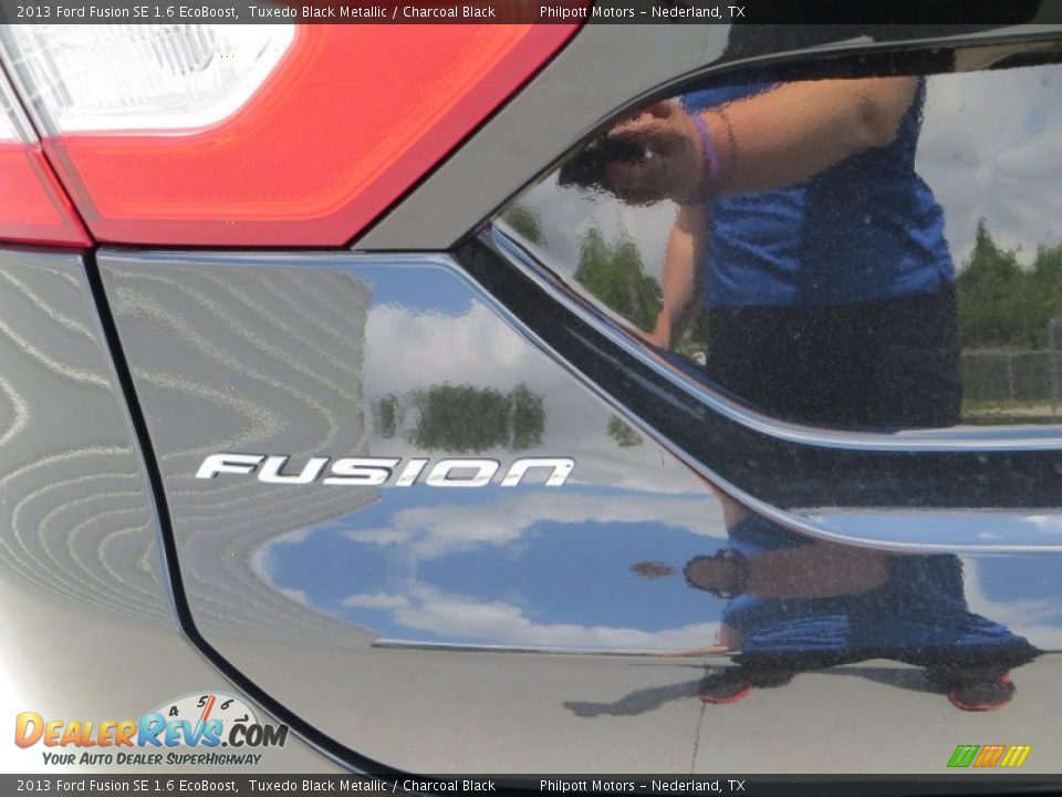 2013 Ford Fusion SE 1.6 EcoBoost Tuxedo Black Metallic / Charcoal Black Photo #5