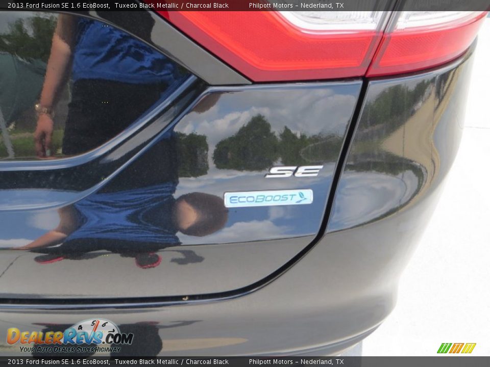 2013 Ford Fusion SE 1.6 EcoBoost Tuxedo Black Metallic / Charcoal Black Photo #6