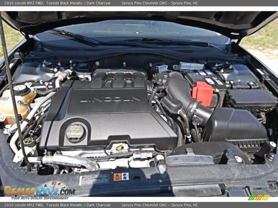 2010 Lincoln MKZ FWD Tuxedo Black Metallic / Dark Charcoal Photo #25