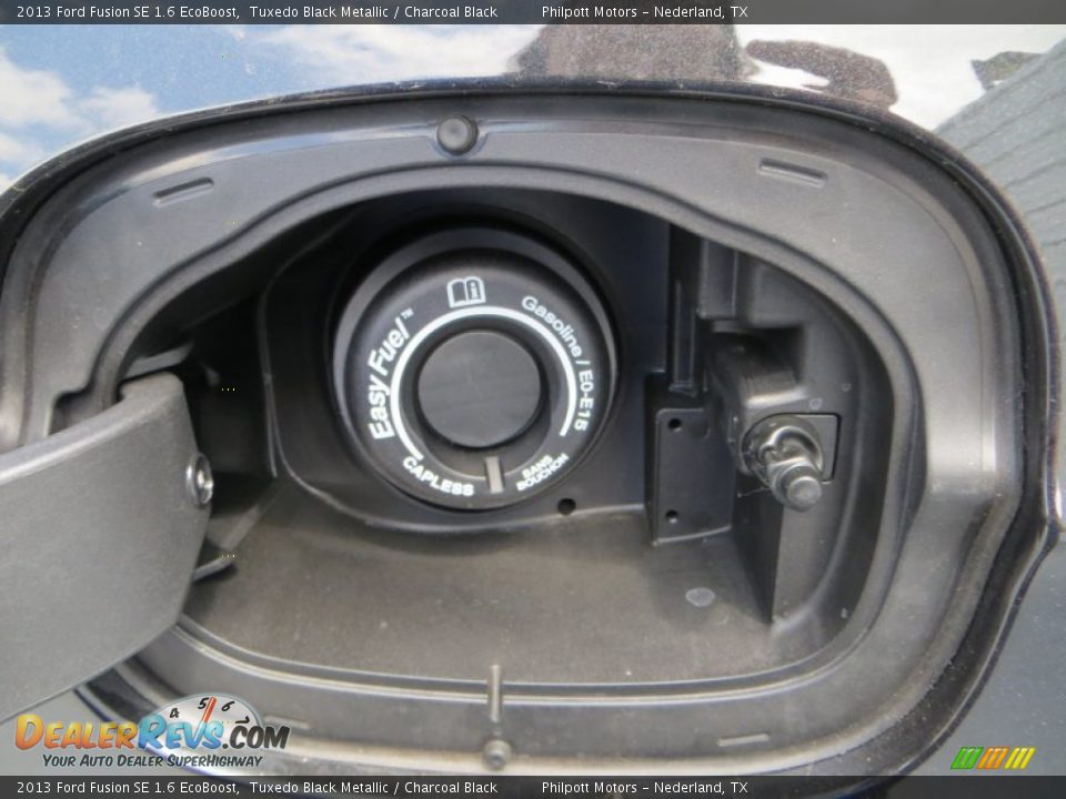 2013 Ford Fusion SE 1.6 EcoBoost Tuxedo Black Metallic / Charcoal Black Photo #14