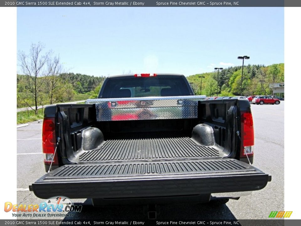 2010 GMC Sierra 1500 SLE Extended Cab 4x4 Storm Gray Metallic / Ebony Photo #11