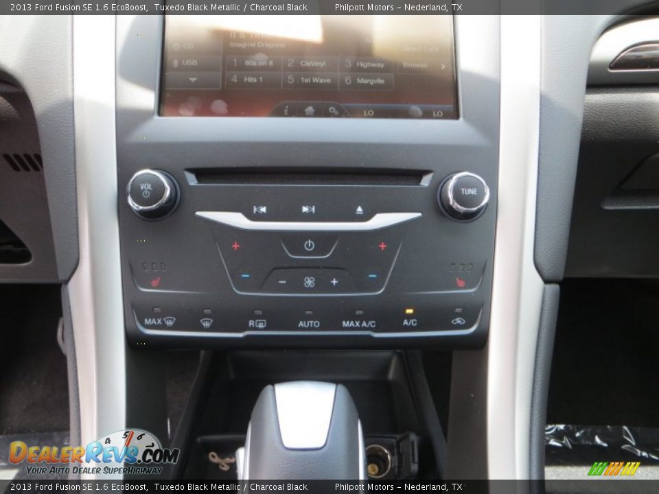 2013 Ford Fusion SE 1.6 EcoBoost Tuxedo Black Metallic / Charcoal Black Photo #27