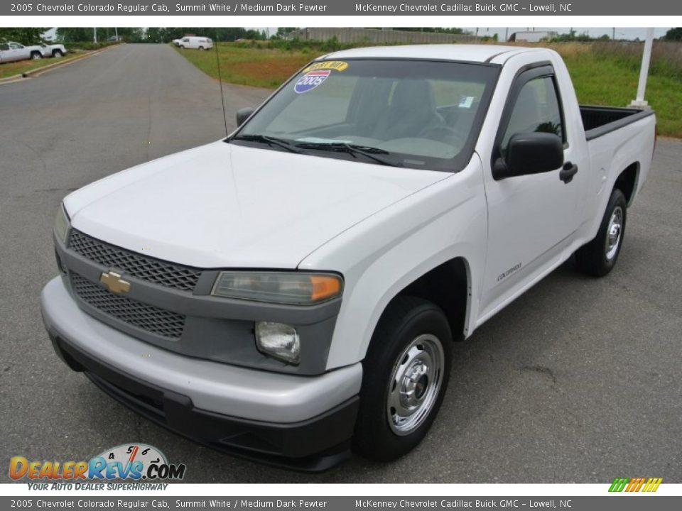 2005 Chevrolet Colorado Regular Cab Summit White / Medium Dark Pewter Photo #1