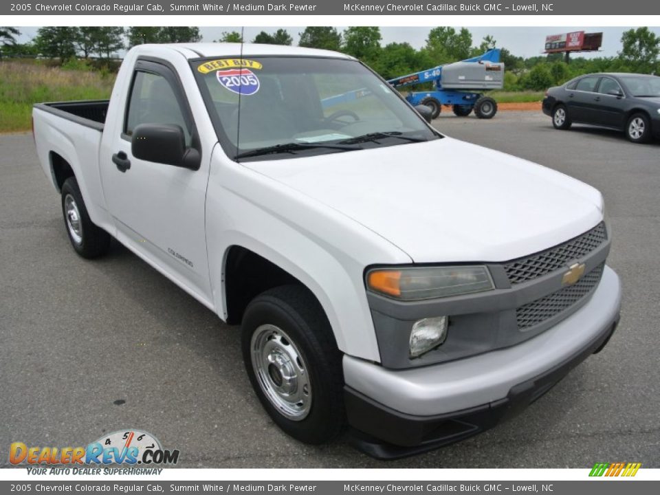 2005 Chevrolet Colorado Regular Cab Summit White / Medium Dark Pewter Photo #2