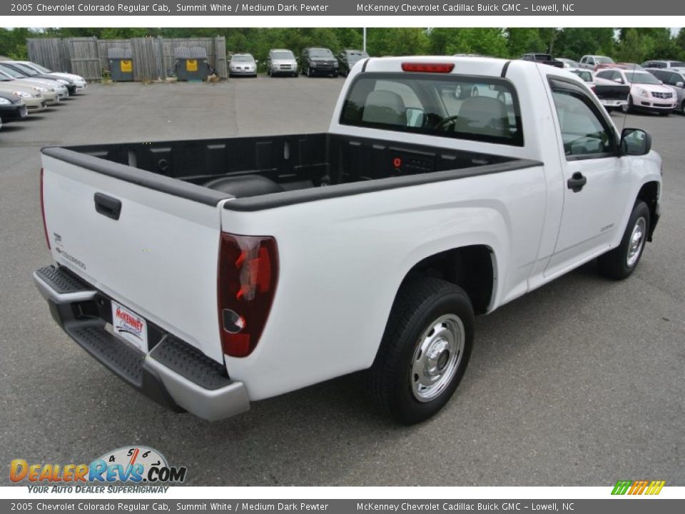 2005 Chevrolet Colorado Regular Cab Summit White / Medium Dark Pewter Photo #4