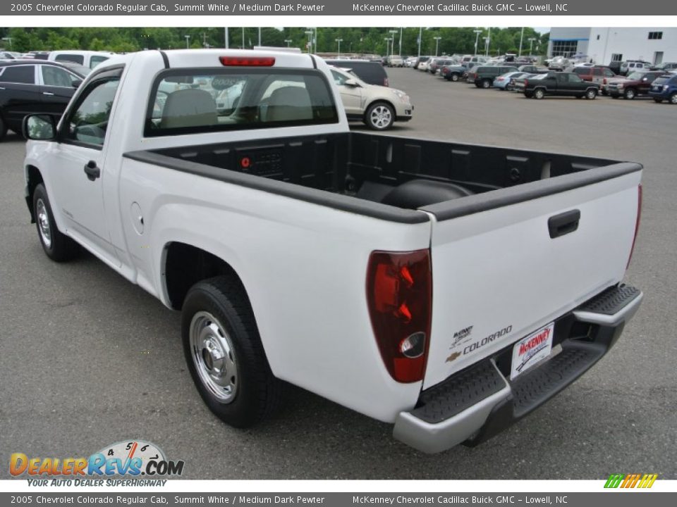 2005 Chevrolet Colorado Regular Cab Summit White / Medium Dark Pewter Photo #5