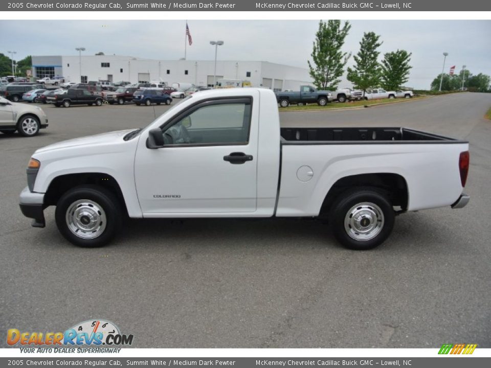 2005 Chevrolet Colorado Regular Cab Summit White / Medium Dark Pewter Photo #6