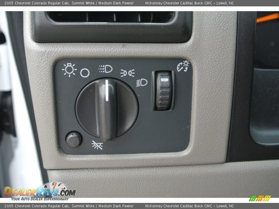 2005 Chevrolet Colorado Regular Cab Summit White / Medium Dark Pewter Photo #11