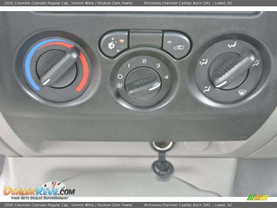 2005 Chevrolet Colorado Regular Cab Summit White / Medium Dark Pewter Photo #12