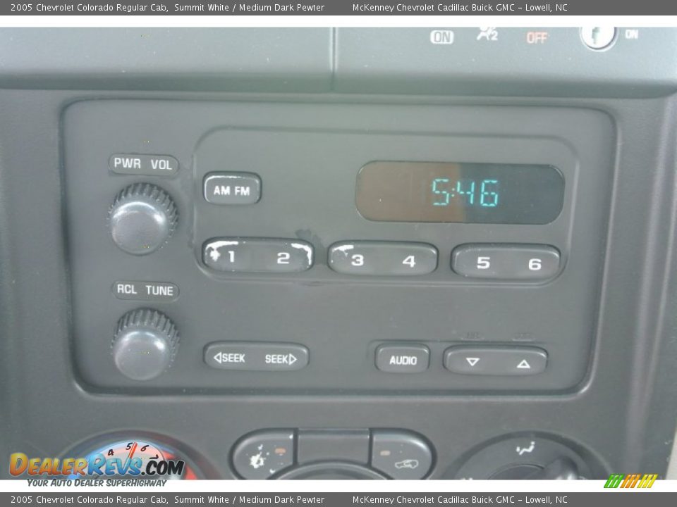 2005 Chevrolet Colorado Regular Cab Summit White / Medium Dark Pewter Photo #13