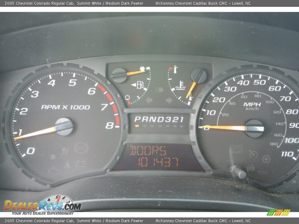 2005 Chevrolet Colorado Regular Cab Summit White / Medium Dark Pewter Photo #15
