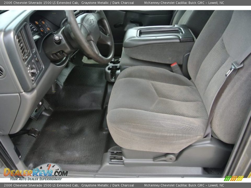 2006 Chevrolet Silverado 1500 LS Extended Cab Graystone Metallic / Dark Charcoal Photo #8