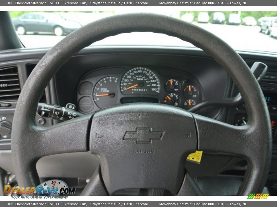 2006 Chevrolet Silverado 1500 LS Extended Cab Graystone Metallic / Dark Charcoal Photo #12