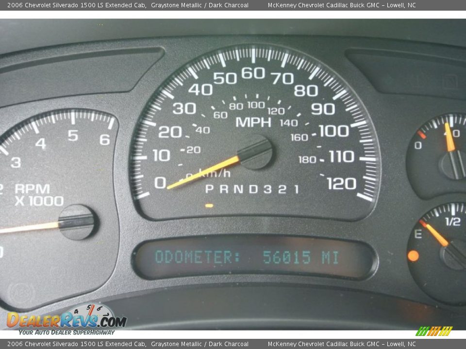 2006 Chevrolet Silverado 1500 LS Extended Cab Graystone Metallic / Dark Charcoal Photo #13