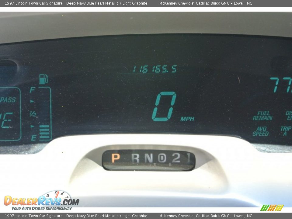 1997 Lincoln Town Car Signature Gauges Photo #14