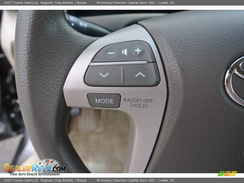 2007 Toyota Camry LE Magnetic Gray Metallic / Bisque Photo #13
